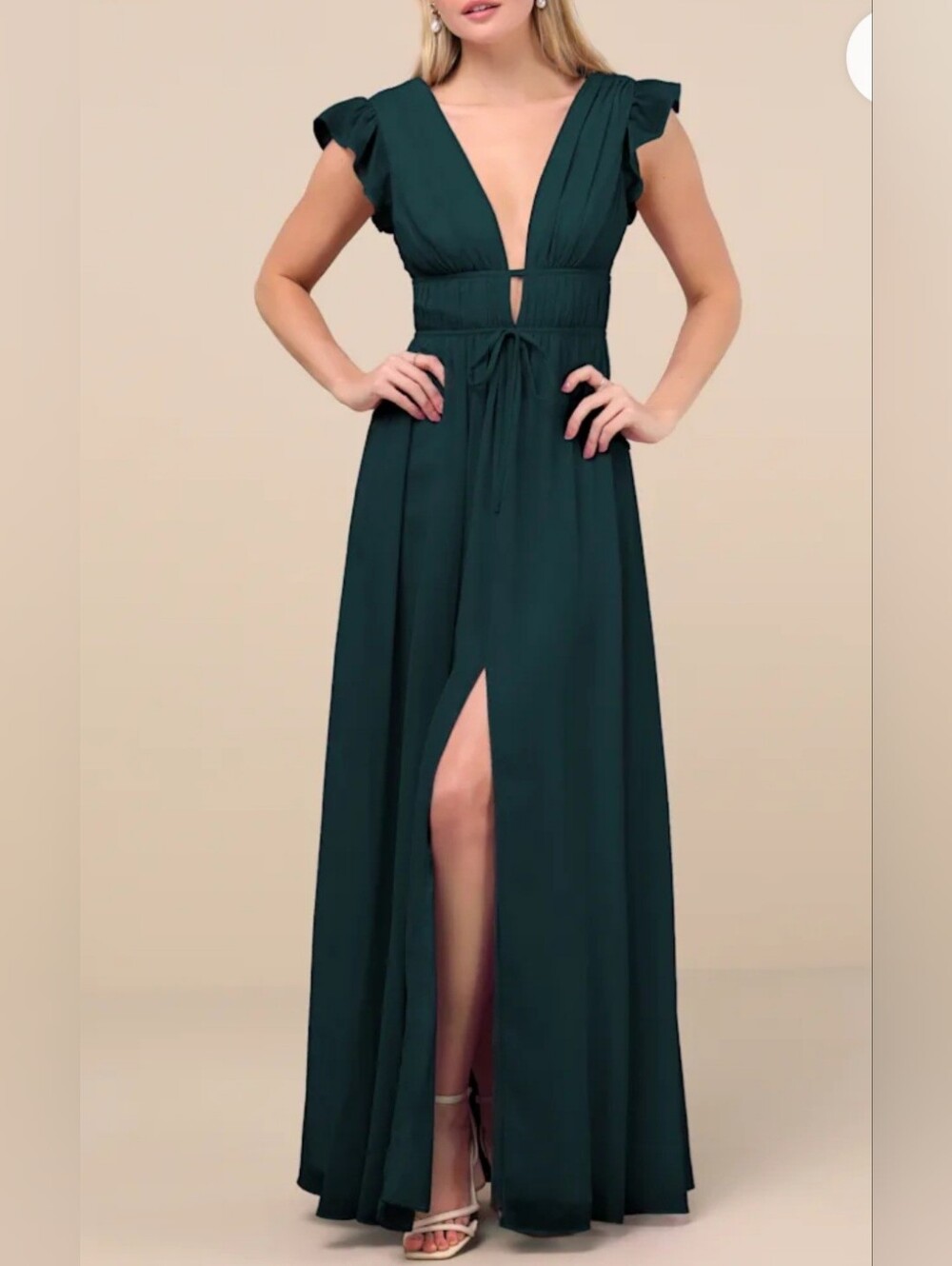 Lulu's Im All Yours Emerald Green Maxo Dress